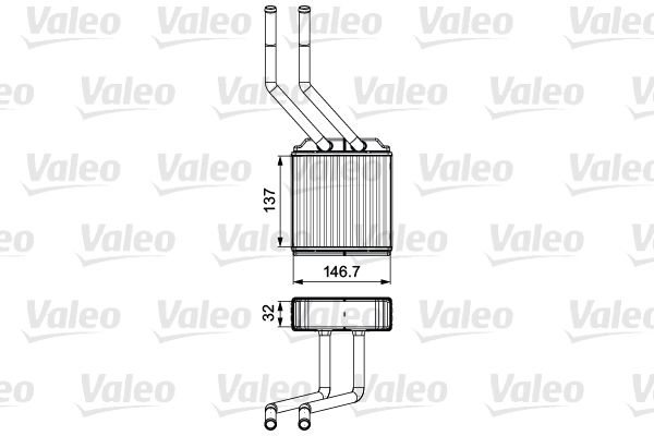 VALEO Wärmetauscher, Innenraumheizung (811520) Thumbnail