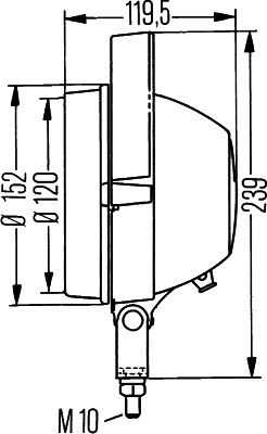 HELLA Arbeitsscheinwerfer (1G3 005 760-011)