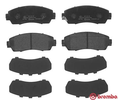 BREMBO Bremsbelagsatz, Scheibenbremse (P 28 068)
