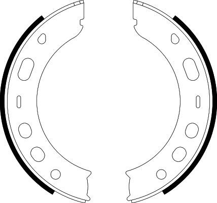 HELLA Bremsbackensatz, Feststellbremse (8DA 355 050-661)