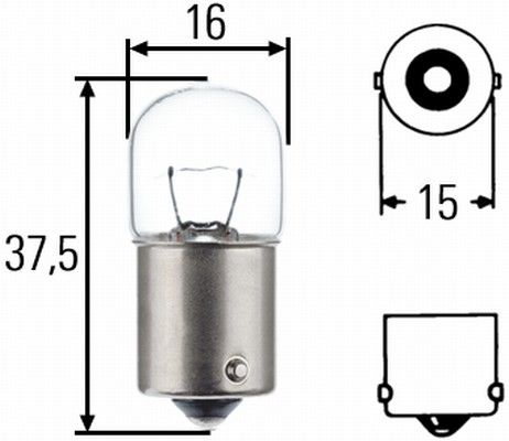 HELLA Glühlampe, Blinkleuchte (8GA 002 071-353) 4082300752885 8GA 002 071-353