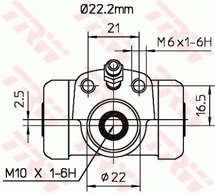 TRW Radbremszylinder (BWH377)