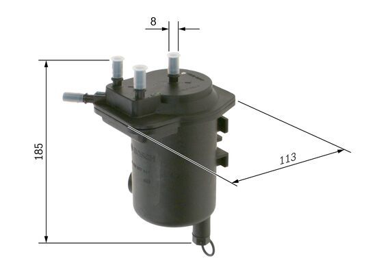 BOSCH Kraftstofffilter (0 450 907 011) BOSCH Kraftstofffilter (0 450 907 011)