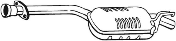 BOSAL Mittelschalldämpfer (175-413)