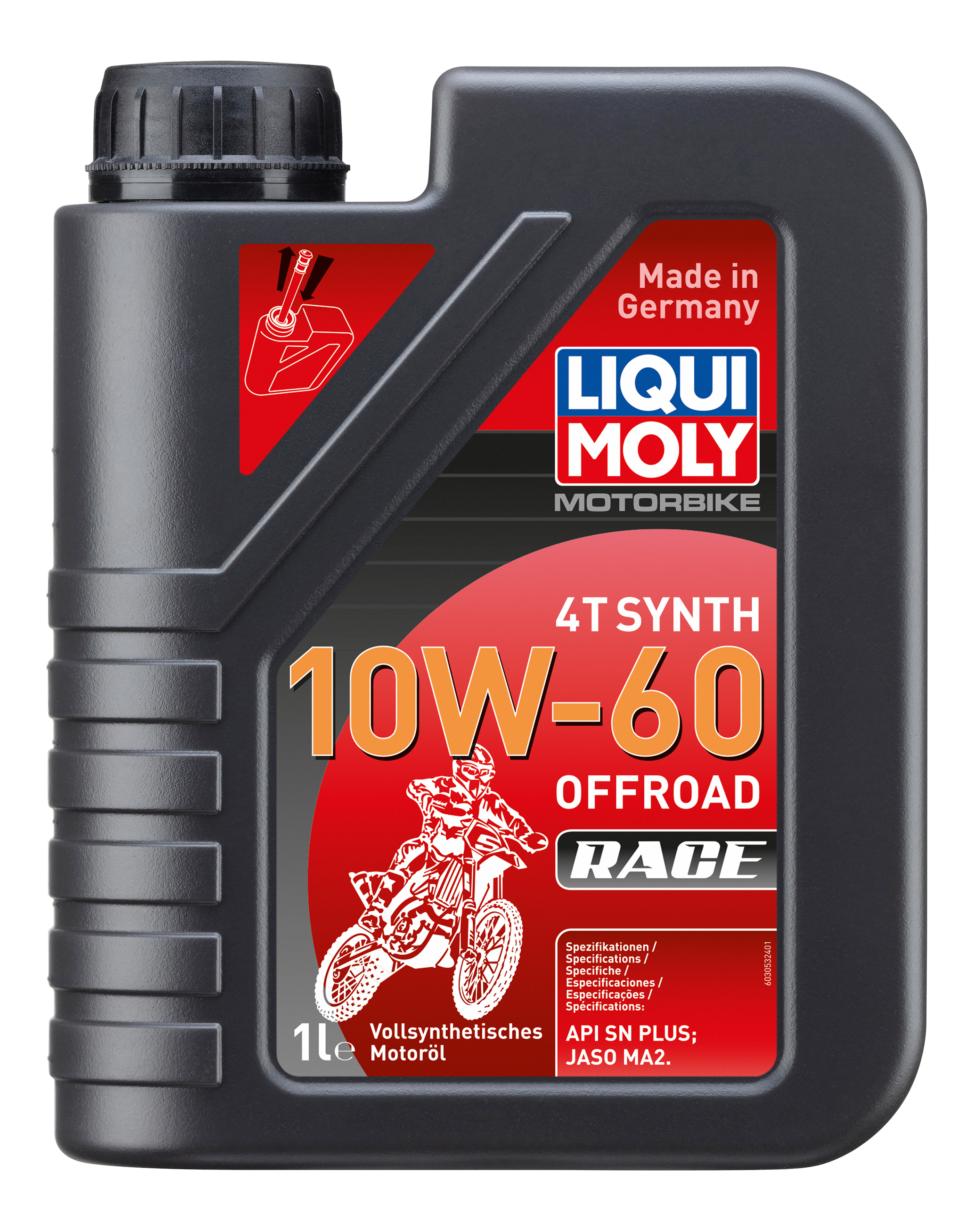 LIQUI MOLY Motorbike 4T Synth 10W-60 Offroad Race, 1 l (3053)