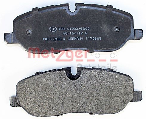 METZGER Bremsbelagsatz, Scheibenbremse (1170668) METZGER Bremsbelagsatz, Scheibenbremse (1170668)