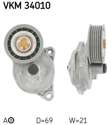 SKF Spannrolle, Keilrippenriemen (VKM 34010)