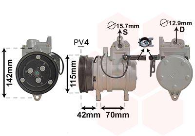 VAN WEZEL Kompressor, Klimaanlage (8300K121)