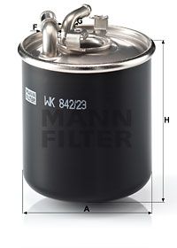 MANN-FILTER Kraftstofffilter (WK 842/23 x)
