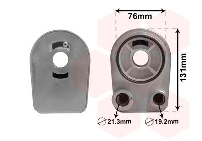 VAN WEZEL Ölkühler, Motoröl (43003607) Thumbnail