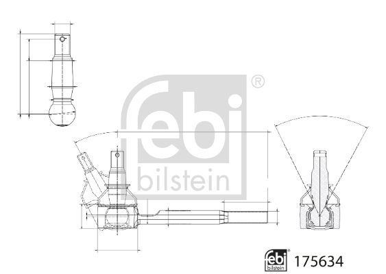 FEBI BILSTEIN Spurstangenkopf (175634)