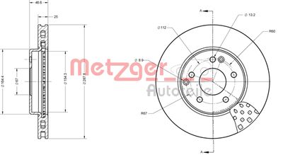 METZGER Bremsscheibe (6110024)