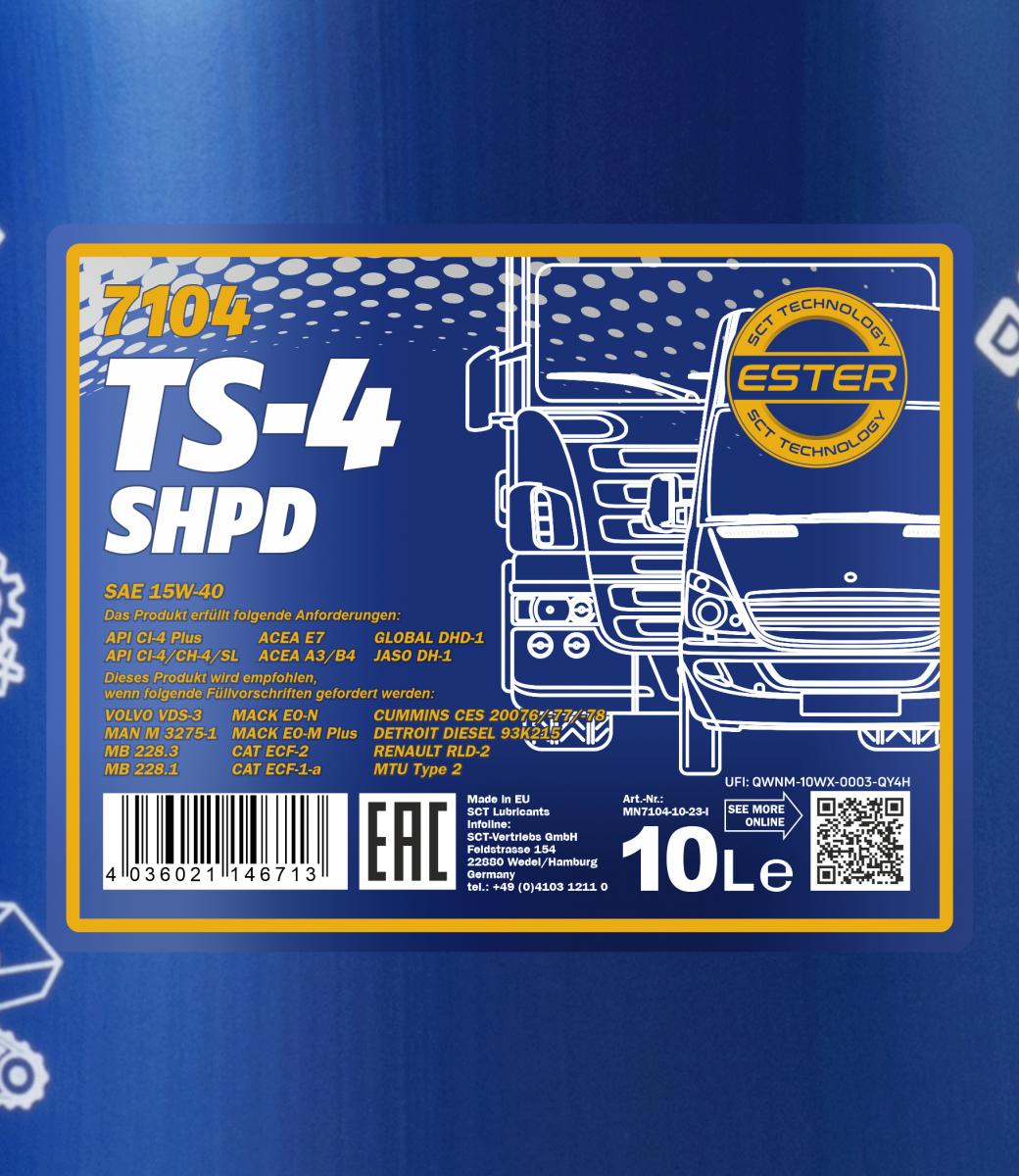 MN TS-4 SHPD 15W-40 Extra