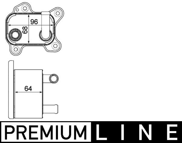 MAHLE Ölkühler, Automatikgetriebe (CLC 183 000P) Thumbnail