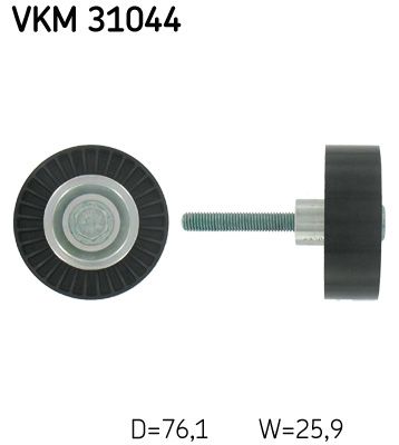 SKF Umlenk-/Führungsrolle, Keilrippenriemen (VKM 31044)