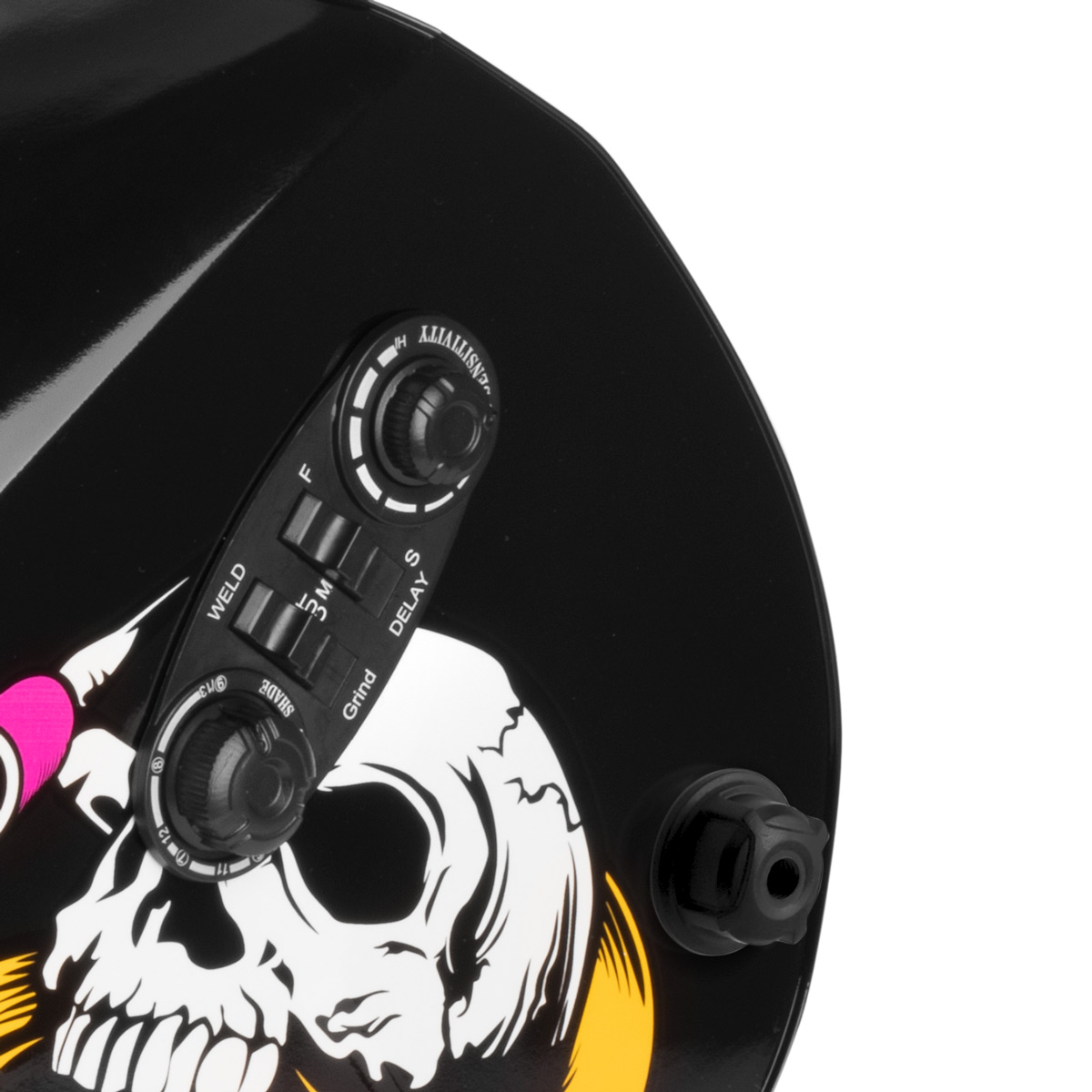 STAHLWERK Automatik Schweißhelm ST-990 SE "Sonderedition Bones" Real Colour 3 in 1