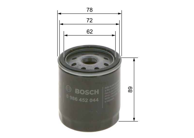 BOSCH Ölfilter (0 986 452 044) BOSCH Ölfilter (0 986 452 044)
