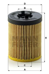 MANN-FILTER Ölfilter (HU 611/1 x)
