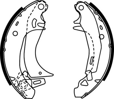 HELLA Bremsbackensatz (8DB 355 000-211)