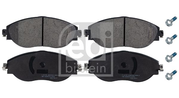 FEBI BILSTEIN Bremsbelagsatz, Scheibenbremse (116243)