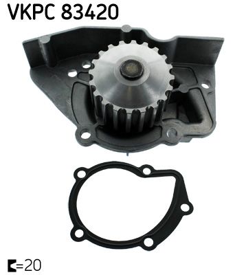 SKF Wasserpumpe, Motorkühlung (VKPC 83420)