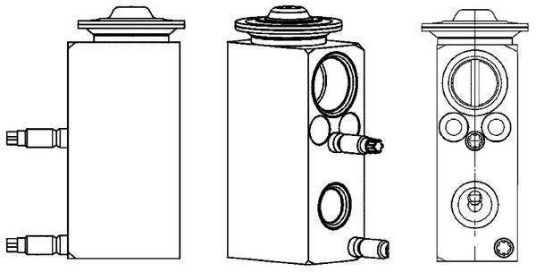 MAHLE Expansionsventil, Klimaanlage (AVE 58 000P) MAHLE Expansionsventil, Klimaanlage (AVE 58 000P)