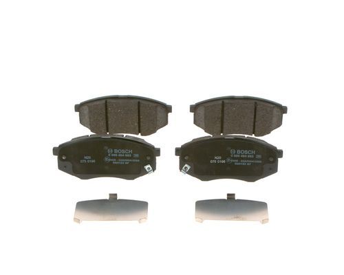 BOSCH Bremsbelagsatz, Scheibenbremse (0 986 494 692)