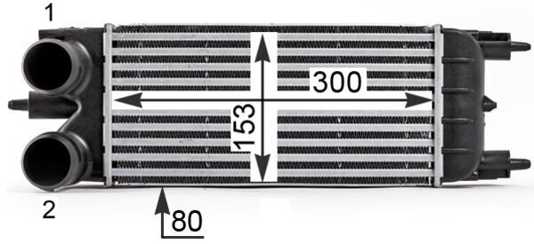 MAHLE Ladeluftkühler (CI 529 000P) MAHLE Ladeluftkühler (CI 529 000P)