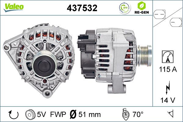 VALEO Generator (437532) 3276424375322 437532