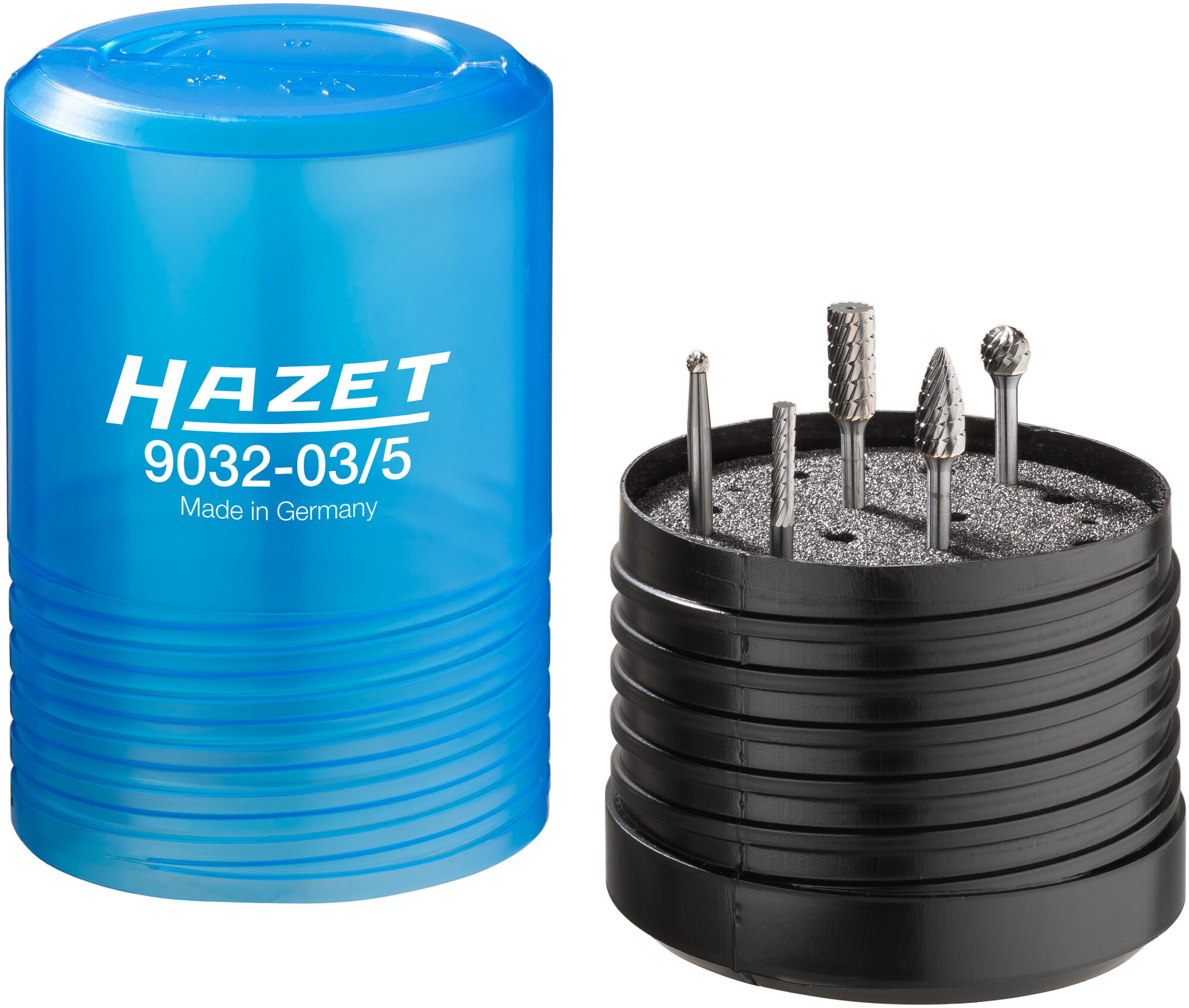 HAZET Hartmetall Frässtift Satz ∙ 3 mm 9032-03/5 ∙ Anzahl Werkzeuge: 5