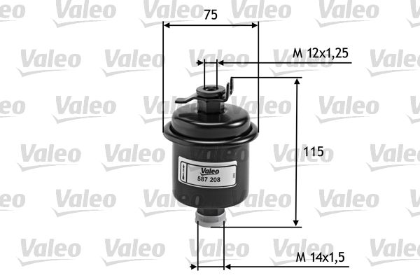 VALEO Kraftstofffilter (587208)