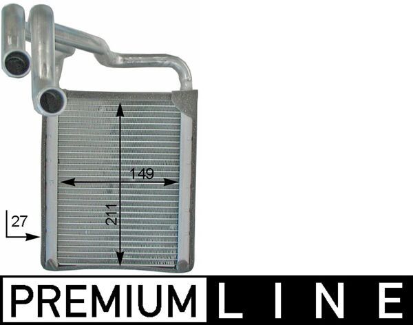 MAHLE Wärmetauscher, Innenraumheizung (AH 203 000P) Thumbnail