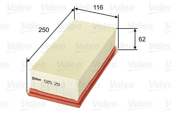 VALEO Luftfilter (585211)