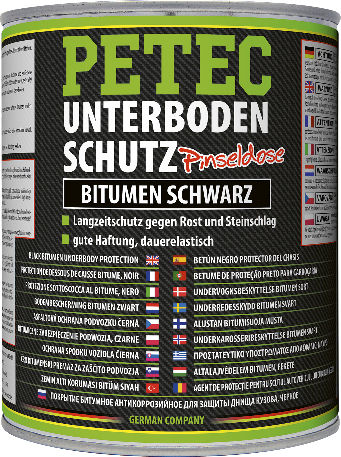 UBS, schwarz, Pinseldose, 1.000ml, Bitumen