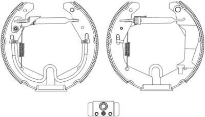 HELLA Bremsbackensatz (8DB 355 005-271)