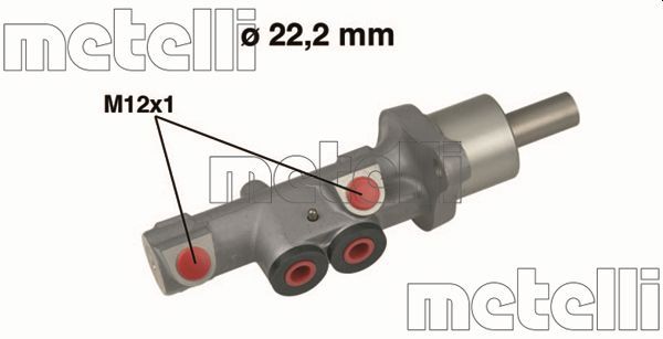 METELLI Hauptbremszylinder (05-0534)