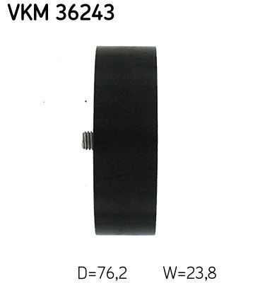 SKF Umlenk-/Führungsrolle, Keilrippenriemen (VKM 36243)