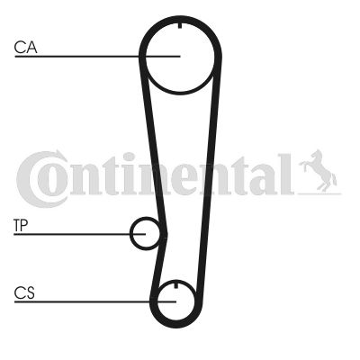 CONTINENTAL CTAM Zahnriemen (CT808)