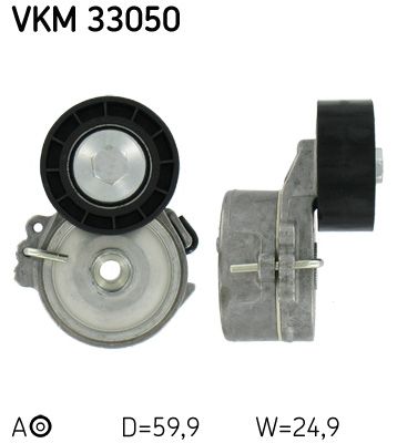 SKF Spannrolle, Keilrippenriemen (VKM 33050)
