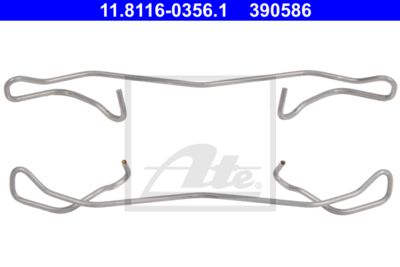 ATE Feder, Bremssattel (11.8116-0356.1) ATE Feder, Bremssattel (11.8116-0356.1)