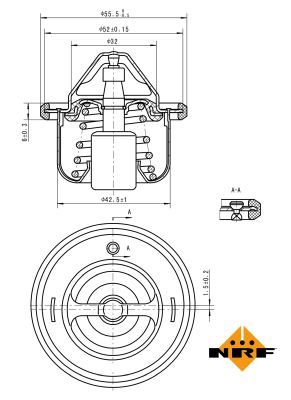 NRF Thermostat, Kühlmittel (725127) NRF Thermostat, Kühlmittel (725127)