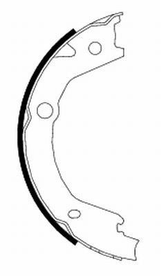 HELLA Bremsbackensatz, Feststellbremse (8DA 355 050-061) Thumbnail