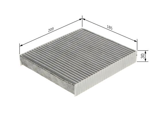 BOSCH Filter, Innenraumluft (1 987 435 570) BOSCH Filter, Innenraumluft (1 987 435 570)