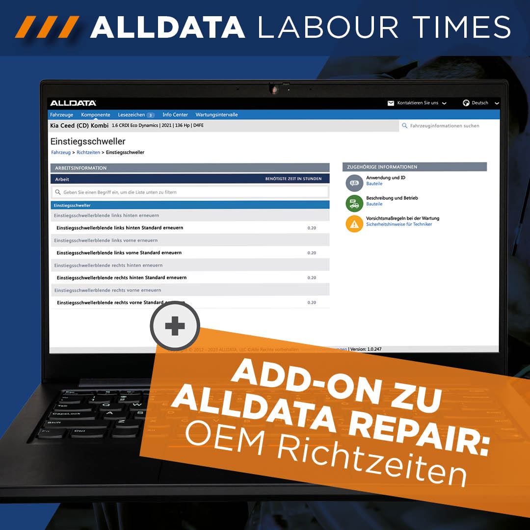 ALLDATA Repair - Dein Zugang zu originalen Reparaturdaten