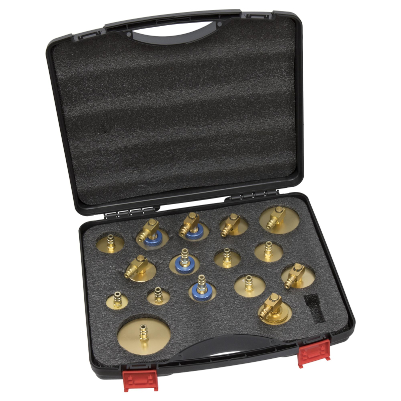 17-tlg Bremsenentlüftungs Set - Adapter Für Bremsflüssigkeitswechsel